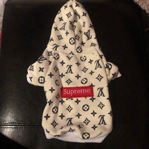 SUPREME Louis Vuitton DOG Sweater